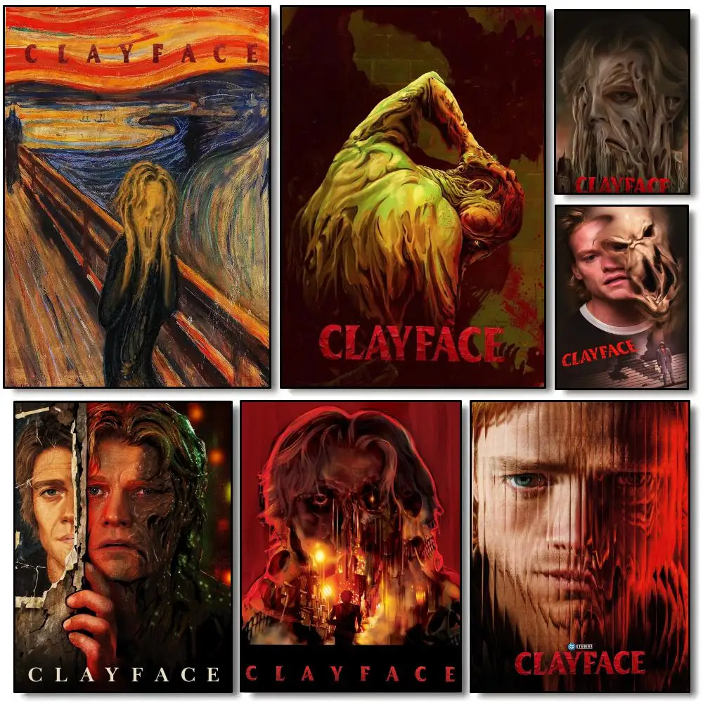 2026 Movie C-Clayface Poster Modern Aesthetic Wall Art | Stylish Bedroom Home Decor & Unique Gift Ideas