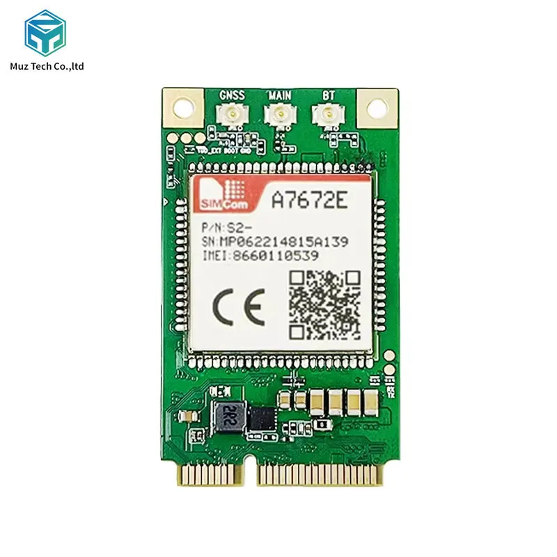 SIMCOM A7670E-LASE-PCIEA Without SIM card LTE CAT1 Module 4G Module Multi-band not support GPS LTE-FDD/LTE-TDD/GSM/ GPRS/EDGE