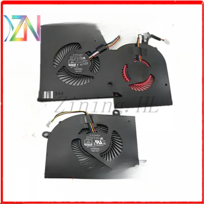 New for MSI Micro Star 16Q1 16Q2 16Q3 GS65 P65 CPU Fan GPU Fan Cooling Fan