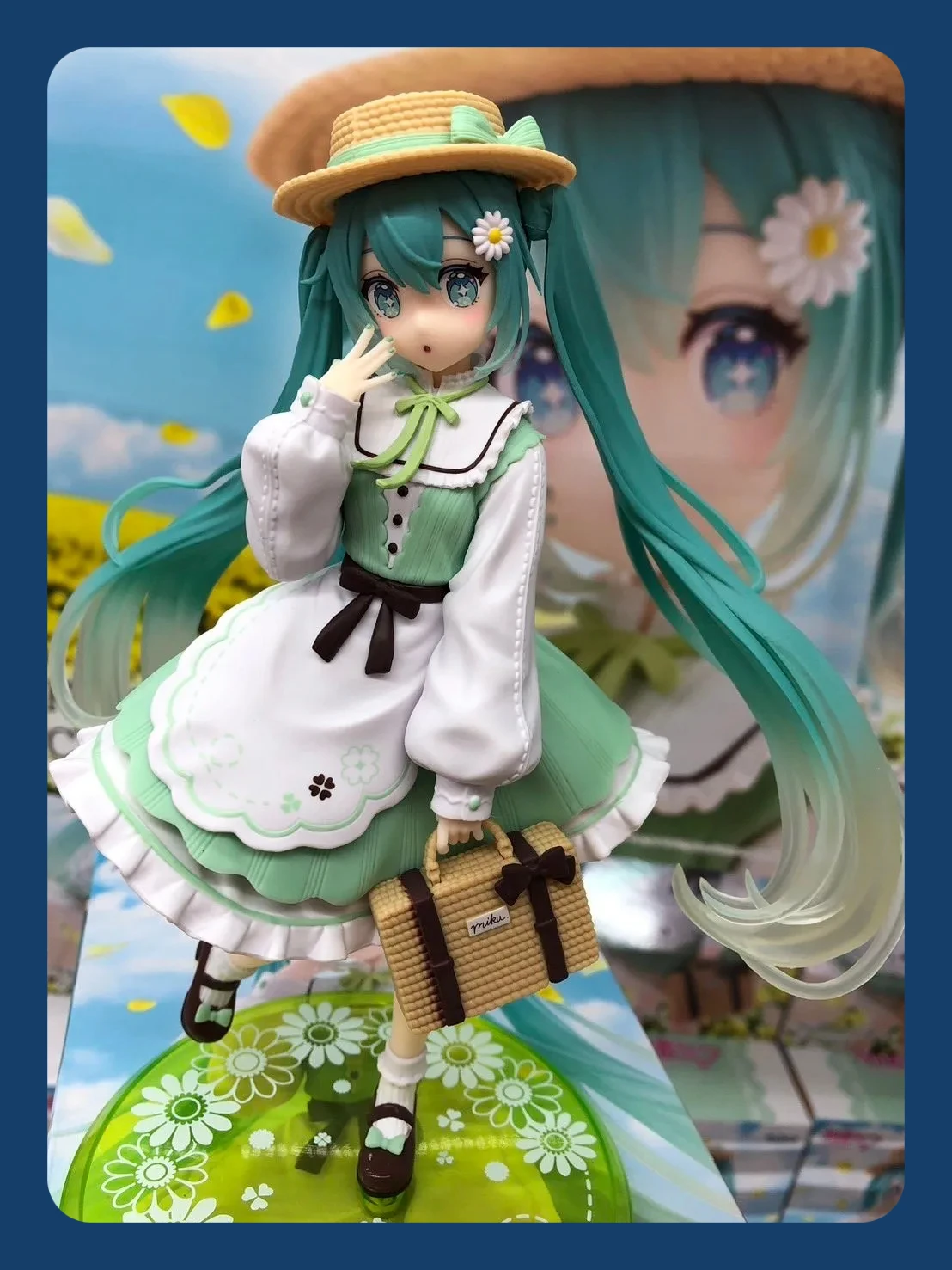 Original Taito Fashion Hatsune Miku Country Anime Figure Toys Action Figurine PVC Model Collection Doll Birthday Gift