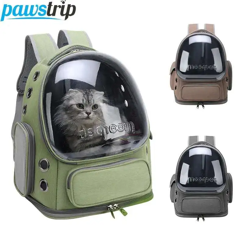 

Good-lookingTransparent Pet Cat Carrier Bag Outdoor Travel Backpack For Cats Small Dogs Breathable Cat Carrying Bag Pet Supplies
