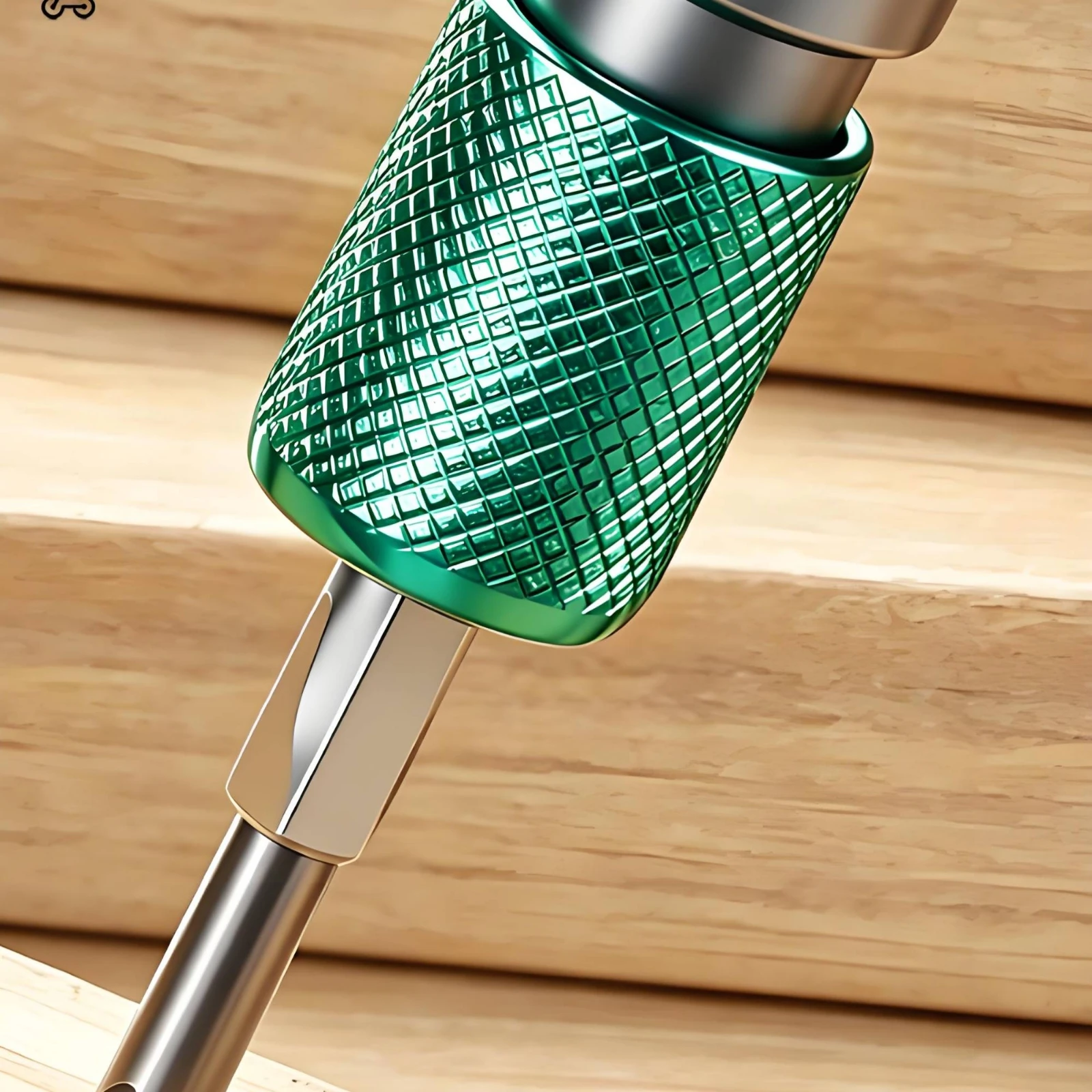 Adaptateur de perceuse hexagonal autobloquant, convertisseur de mandrin de perceuse, argenté