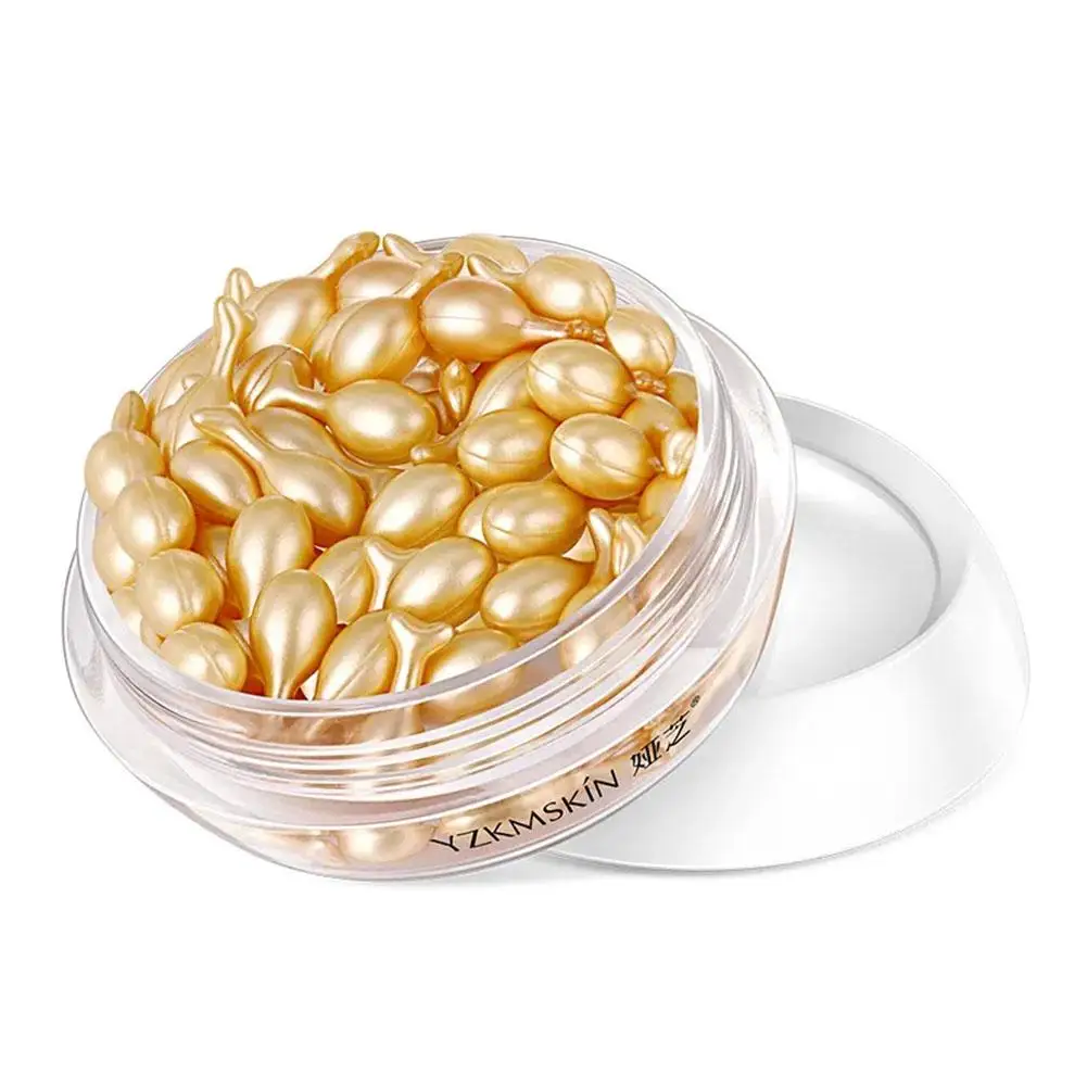 Yzkmskin Yzkmskin 30 капсул Fullerene Placenta Essence для тела, отбеливание, увлажняющая жидкая капсула, восстановление морщин, поры, узкие N2o9