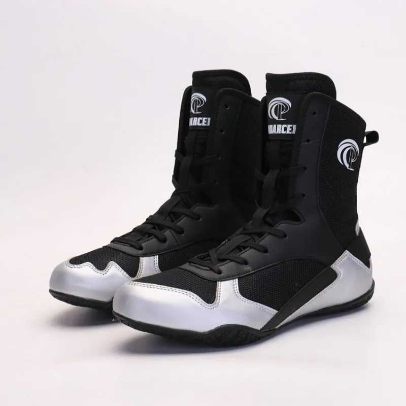 High-end Quality Wrestling Shoes Unisex  High-top Boxing Shoes Professional Training Shoe Unisex  Sports Competitive Sports Shoe