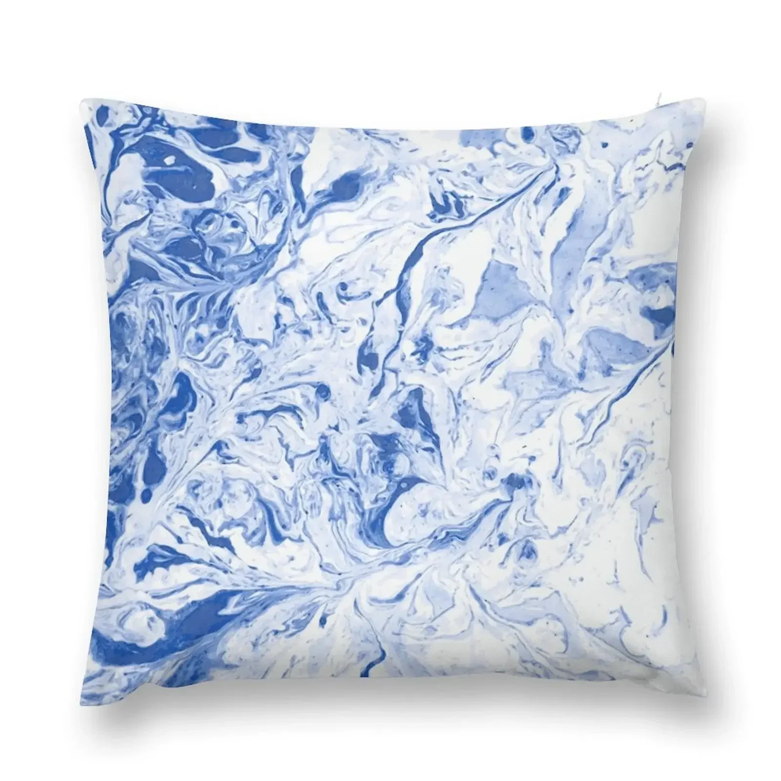 

Blue and white marble texture. Throw Pillow bed pillows Decorative Cushions Cushions For Decorative Sofa pillow