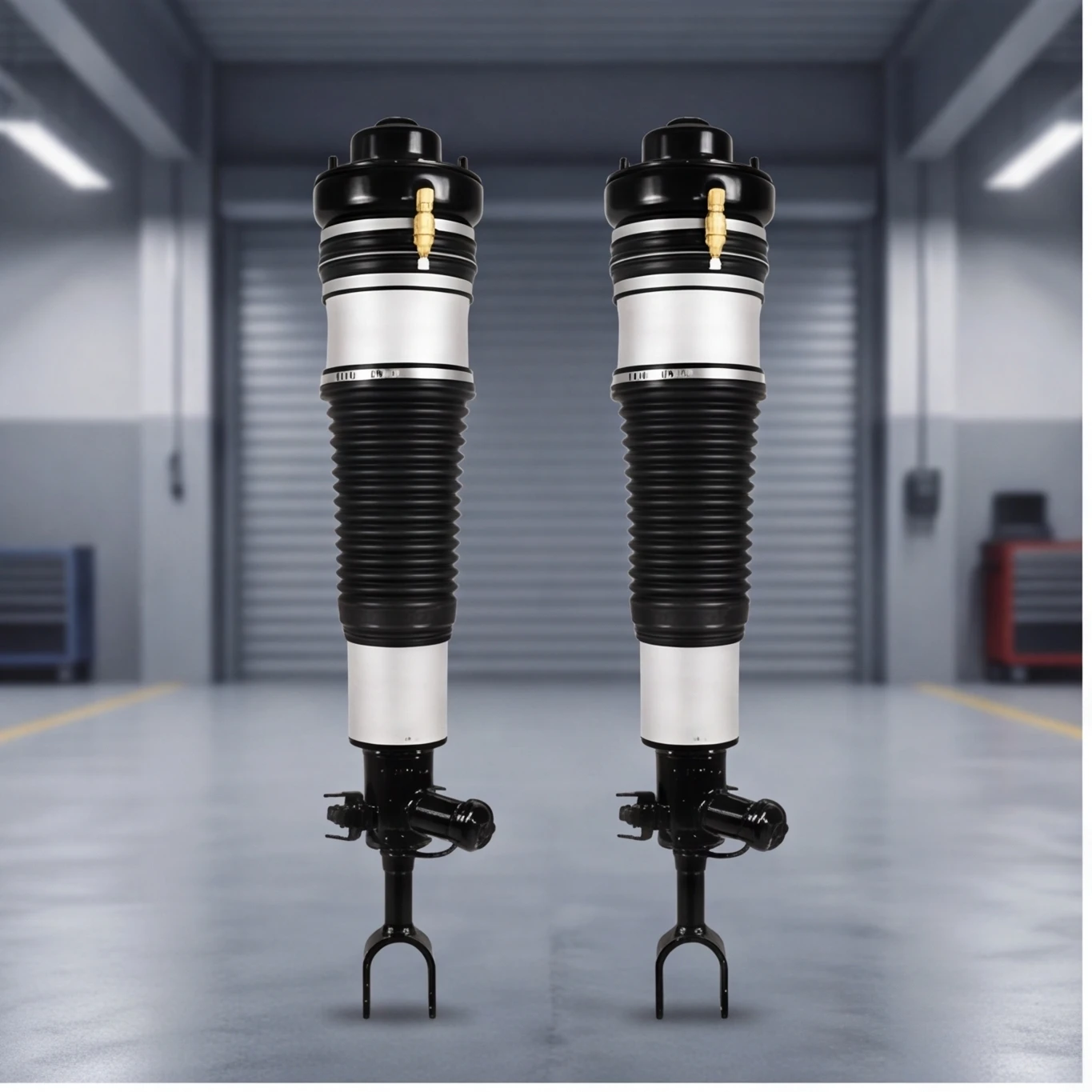 2pcs/set Front Air Suspension Shock Strut Case For Audi A6 C6 4F S6 quattro Allroad Avant 4F0616039AA 4F0616040AA