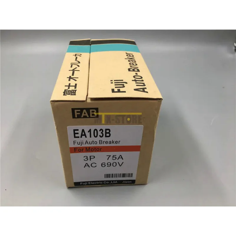 1PCS Fuji EA103B 3P 75A Circuit breaker