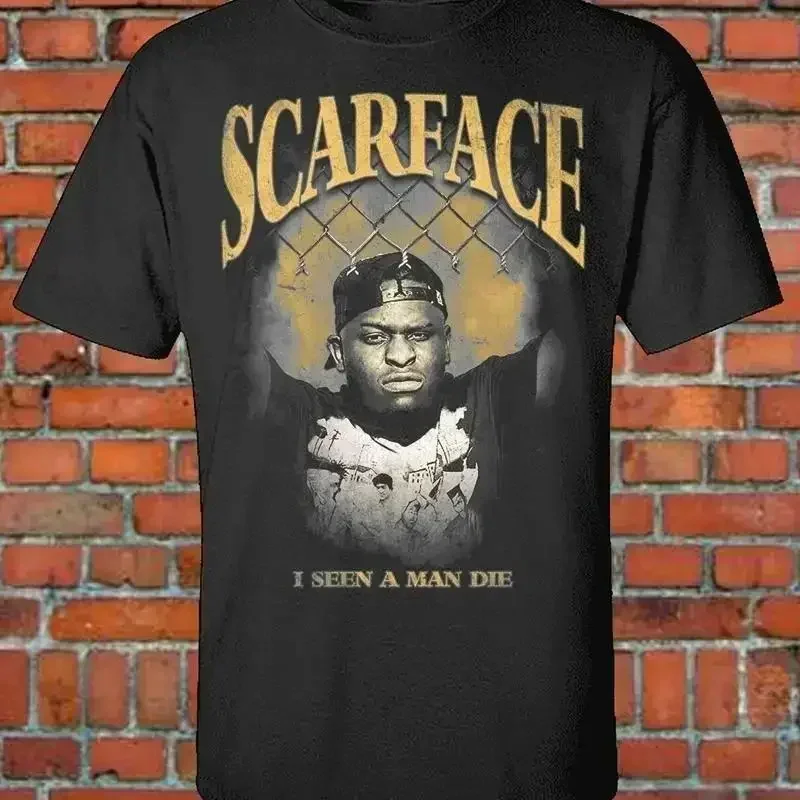 ScarFace 90s Style Bootleg Vintage Rap T Shirt Hip Hop Classic