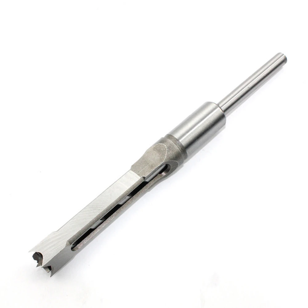 8Pcs Woodworking Square Hole Drill Set High Carbon Steel Square Tenon Drill Salad Drill Bit Unlocking Hole Woodworking Drill