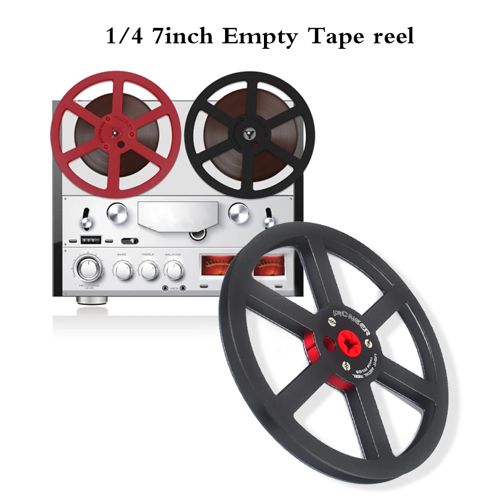 

7" Inch 6 Hole Light Metal Aluminum Take Up Reels Opening Machine Parts Durable Metal Aluminum Reel-To-Reel Recorders Accessory