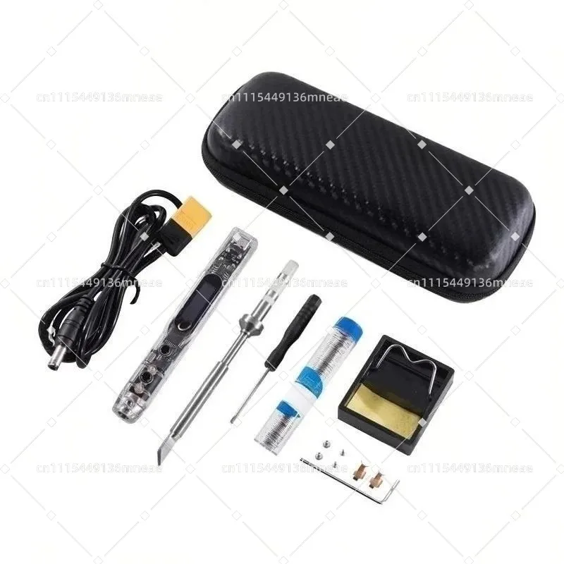Digital Adjustable Temp Soldering Iron Sensitive Control Built-In Buzzer Electronic Repair Tool