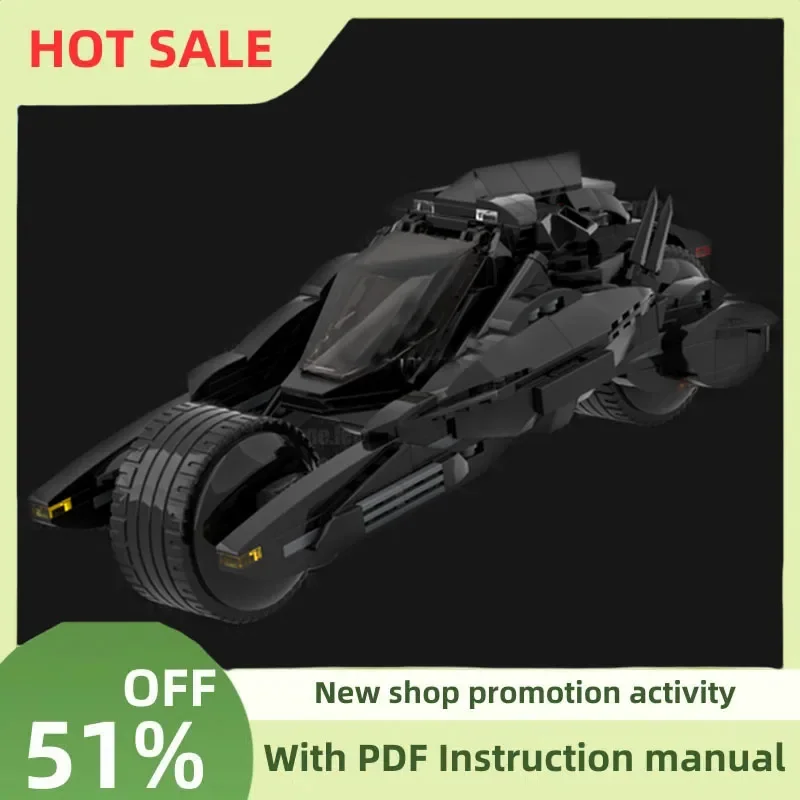 

New 358Pcs Hot Famous Bat Hero Movie Series Moc THUNDER Pod Car Model Building Blocks Diy Creative Ideas Kid Toys Birthday Gifts