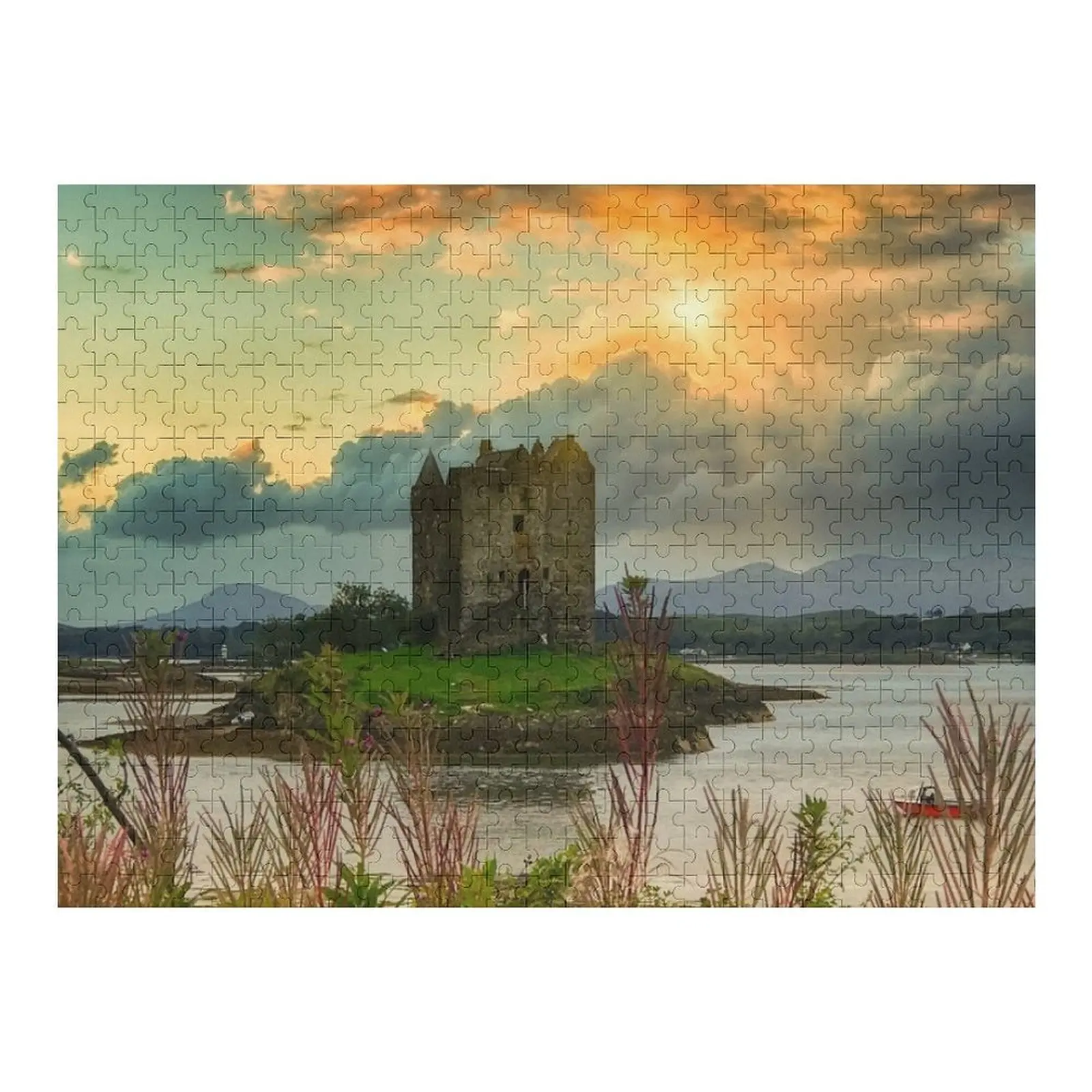 

Замок сталкера-приложение Шотландии, головоломка, индивидуальное фото, индивидуальный подарок ребенку, фото, индивидуальное имя, деревянная игрушка-головоломка