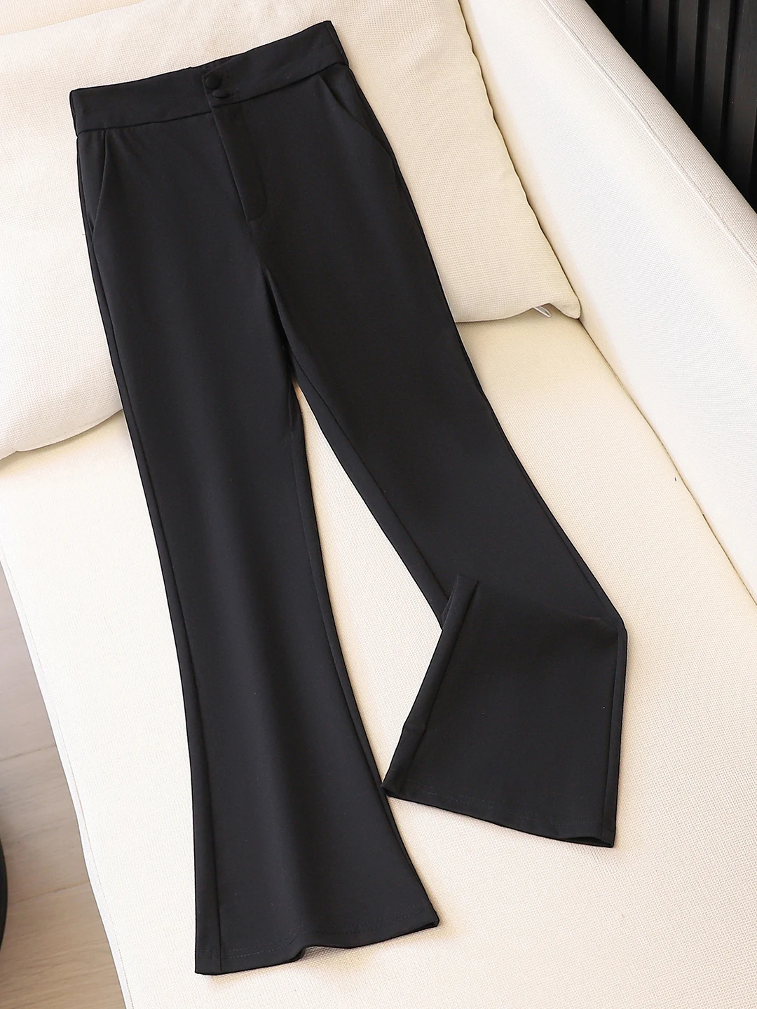 

Брюки для йоги La Chapelle с высокой талией, расклешенные, эластичные, облегающие, с эффектом второй кожи, повседневные