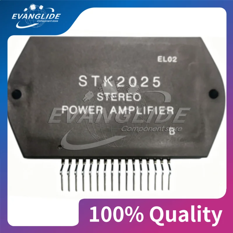 1 Módulo Amplificador de Potencia de Audio Estéreo STK2025, Módulo de Fuente de Alimentación de Audio