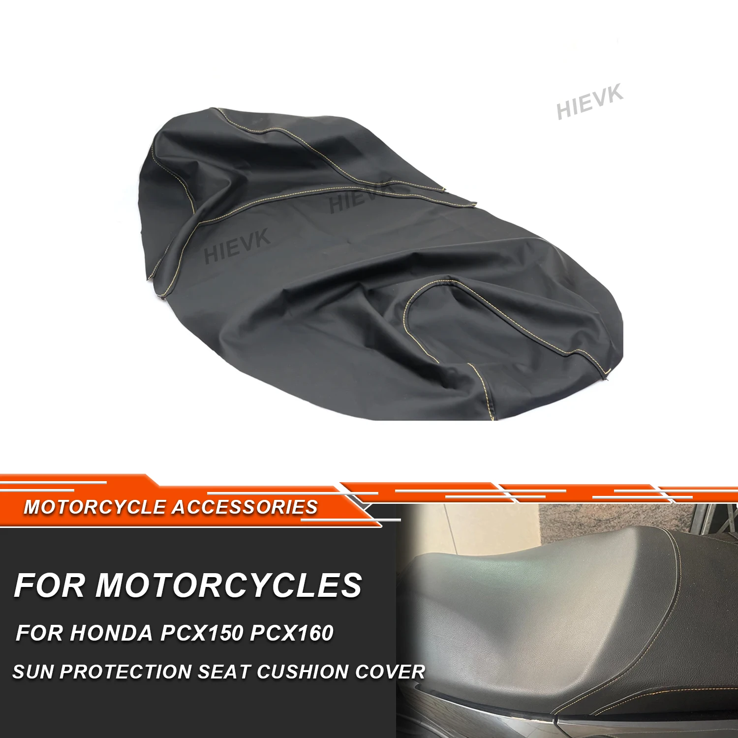

For HONDA PCX150 PCX125 PCX160 PCX 125 150 PCX 160 Motorcycle Accessories Seat Cover Sleeve Cushion Leather Cover Protector