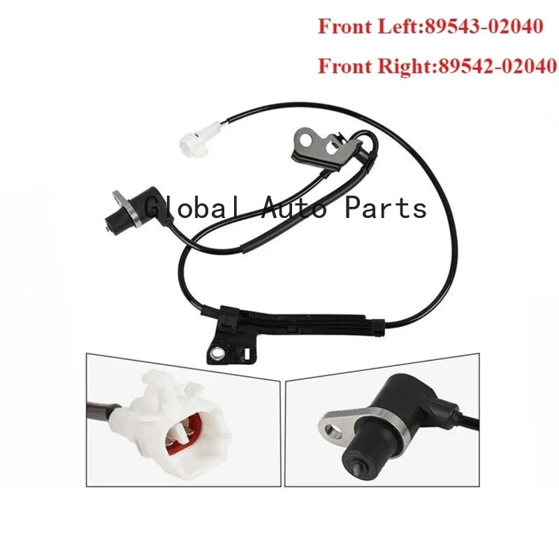 89543-02040 89542-02040 For Toyota Avensis Corolla Verso 2001-2009 8954302040 Front Left/Right ABS Wheel Speed Sensor