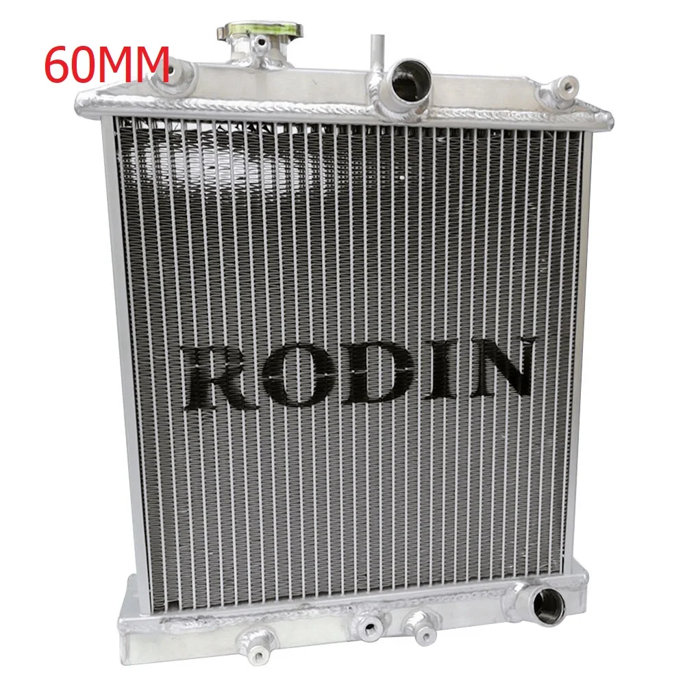 High performance Jdm 3 Row Racing Aluminum Radiator 60mm For Honda Civic EK EG DEl Sol Manual D15 D16