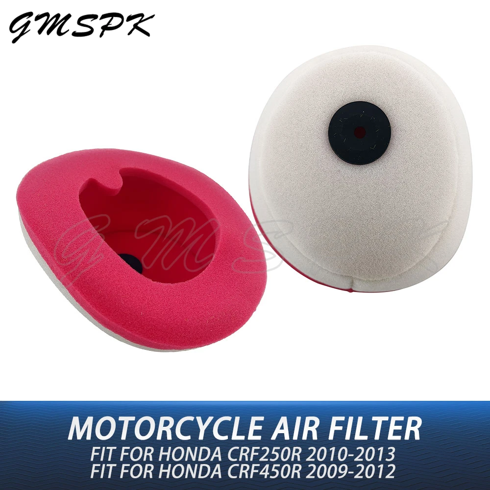 

Motorcycle Air Filter Sponge Air Intakes Cleaner Fit for Honda CRF250R CRF 250 R 250R 2010-2013 CRF450R CBF 450 R 450R 2009-2012