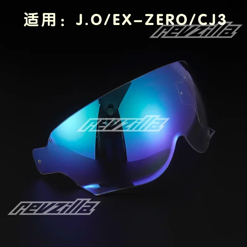 JO EX-ZERO หมวกกันน็อก Visor หมวกกันน็อครถจักรยานยนต์เลนส์ Visor หมวกกันน็อคครึ่ง Retro หมวกกันน็อกเลนส์สําหรับ SHOEI JO/EX-ZERO CJ-3