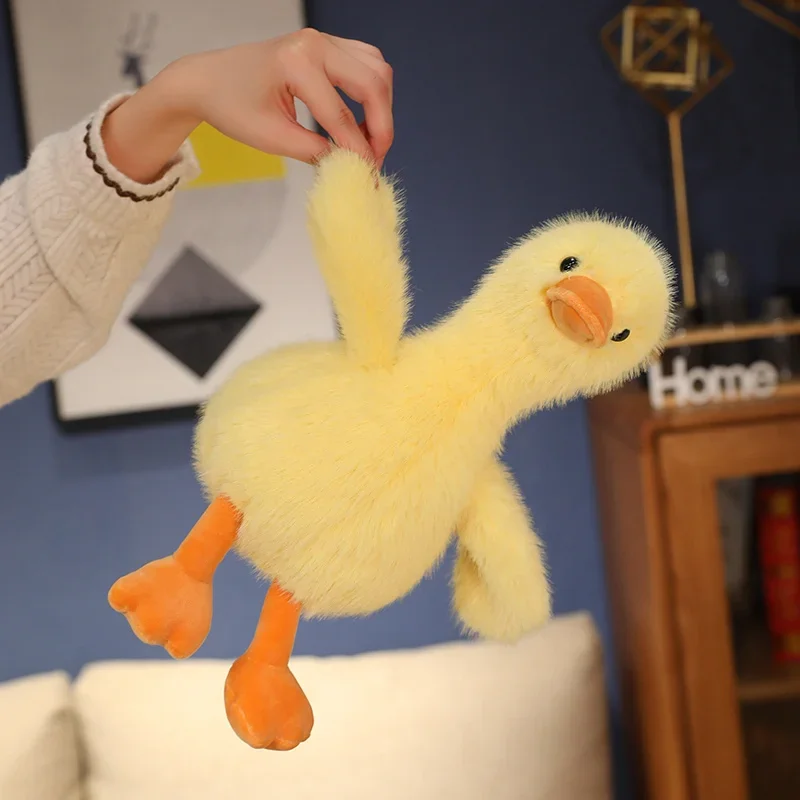 34/45 cm Kawaii Realistico Chiamata Anatra Peluche Realistico Carino Colore Anatre Peluche Giocattoli Regali Per Bambini Animali Domestici Simulato Anatra regalo