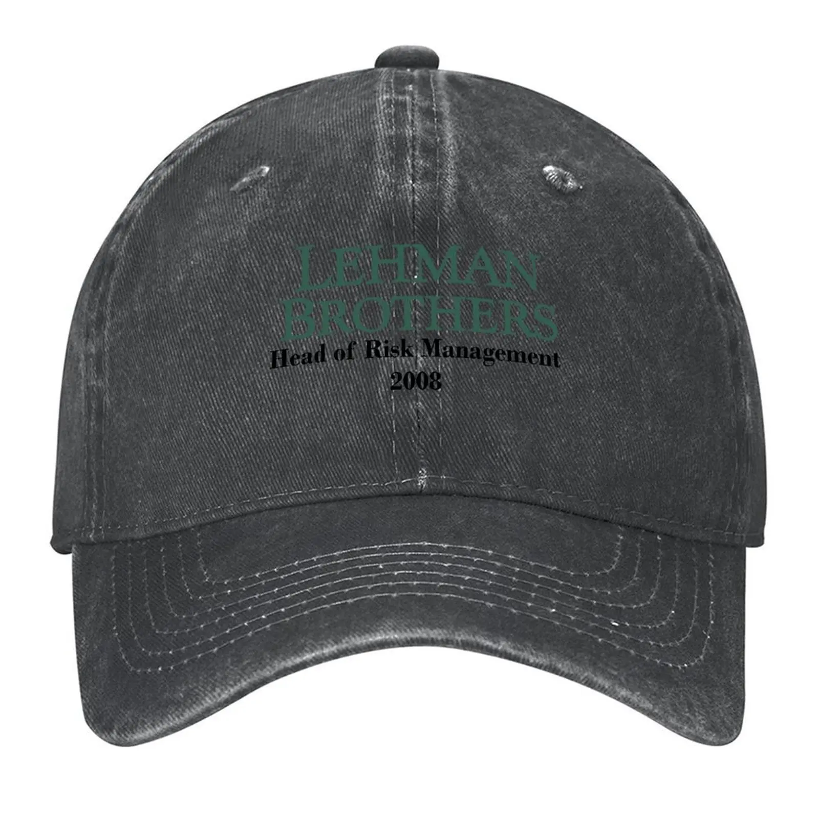 

Lehman Brothers - Head of risk managment 2008 Baseball Cap Sports Cap Vintage Golf Hat Man Christmas Hat Women's Beach Men's