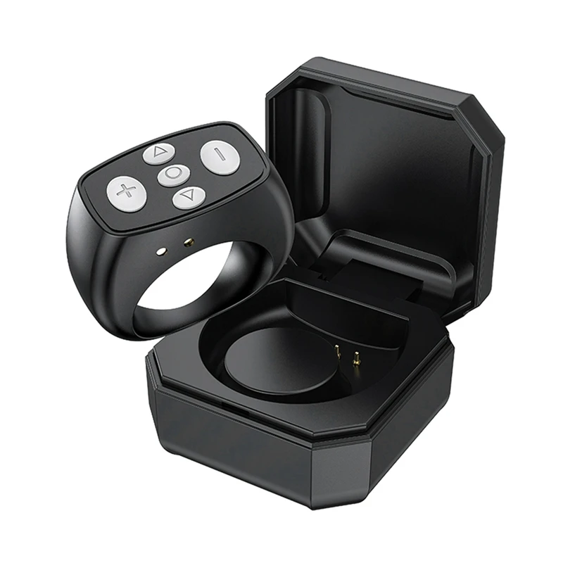 

Ring Mobile Phone Bluetooth Remote Control Mini Charging Case Camera Remote Shutter For Remote E-Book Page Turning A