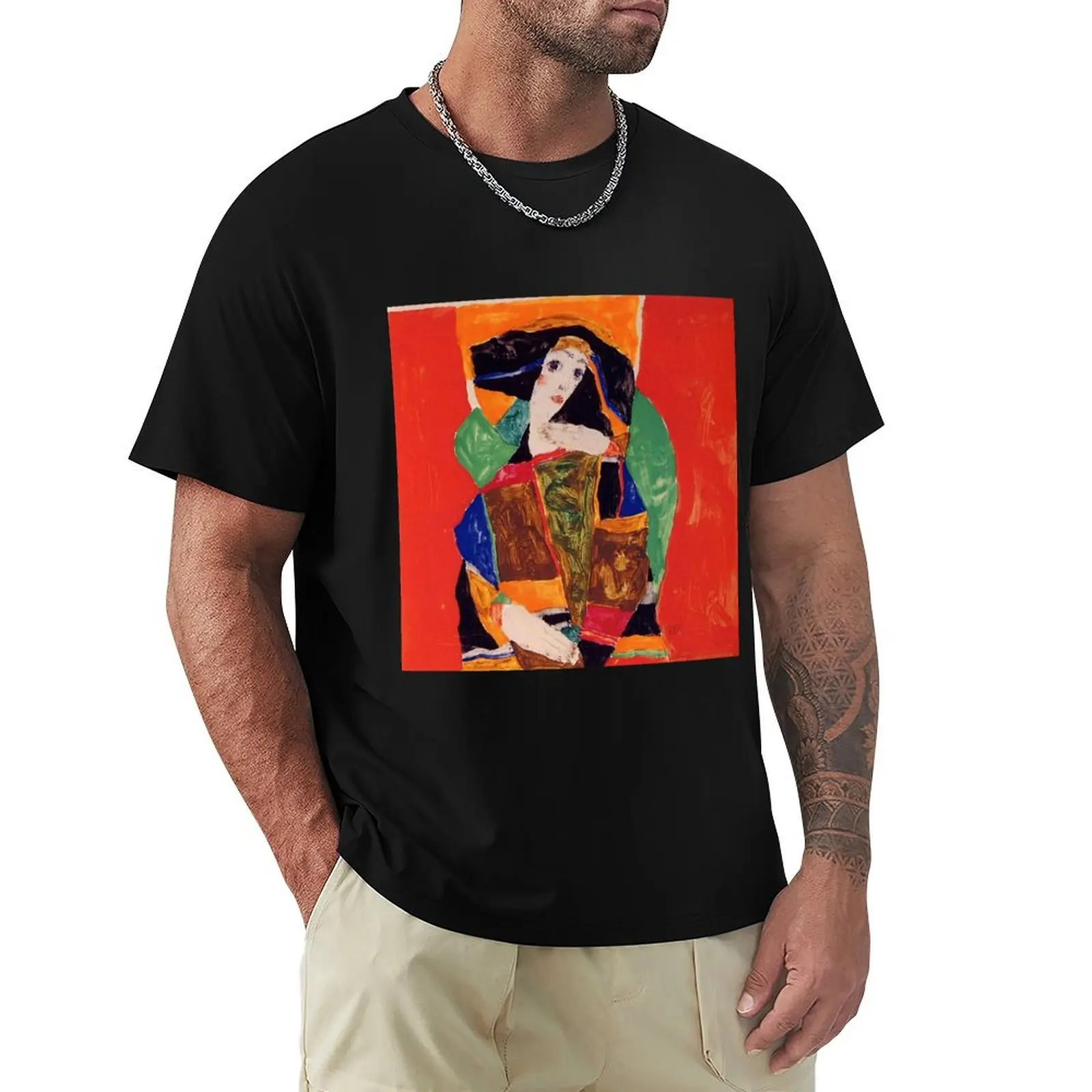

Egon Schiele Portrait of a woman, 1912 T-Shirt Comfort Stretch Tee Shirt