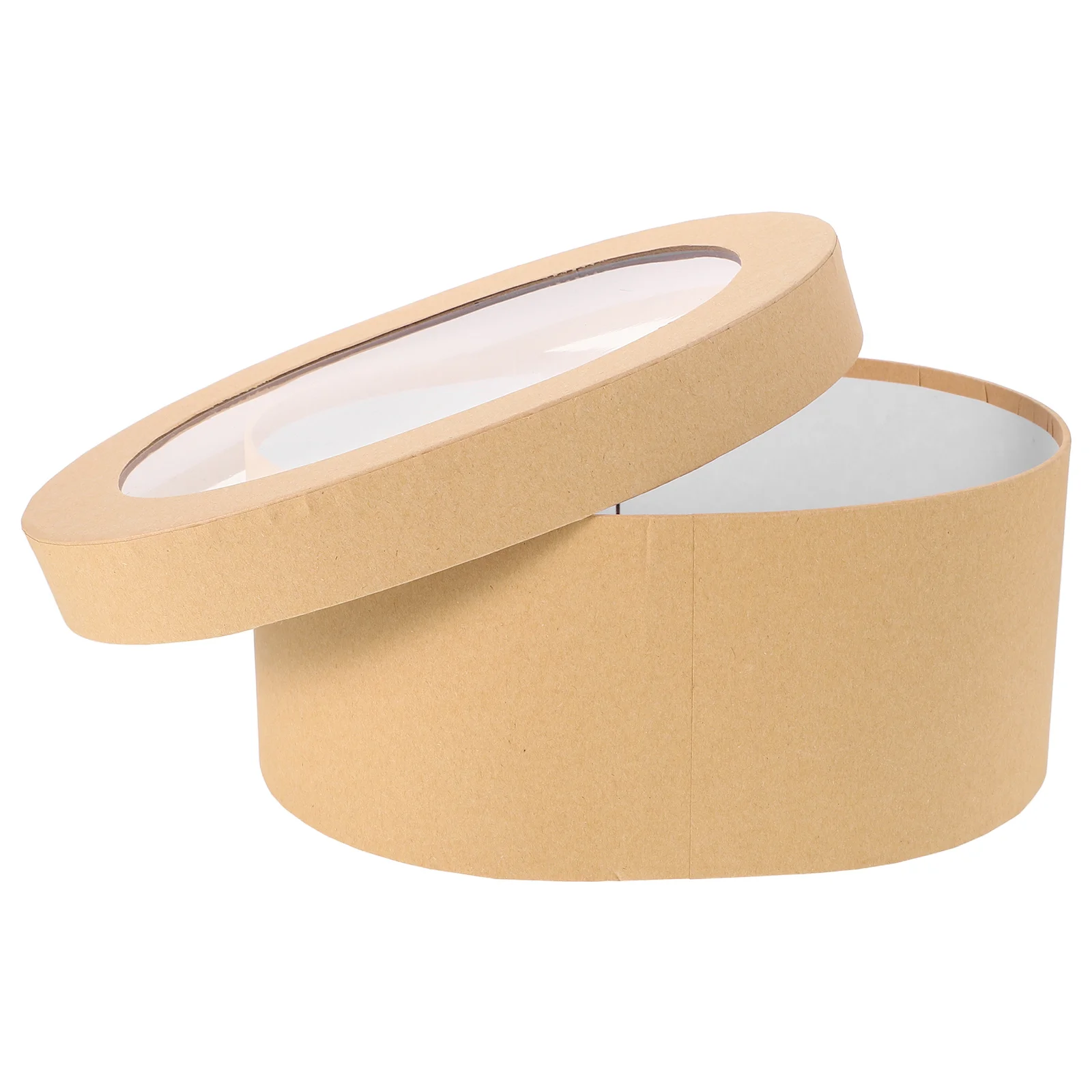 

Baking Packaging Box Creative Oval Paper Container for Cookies Desserts C y Storage Wedding Favors Party Gifts Safe Material