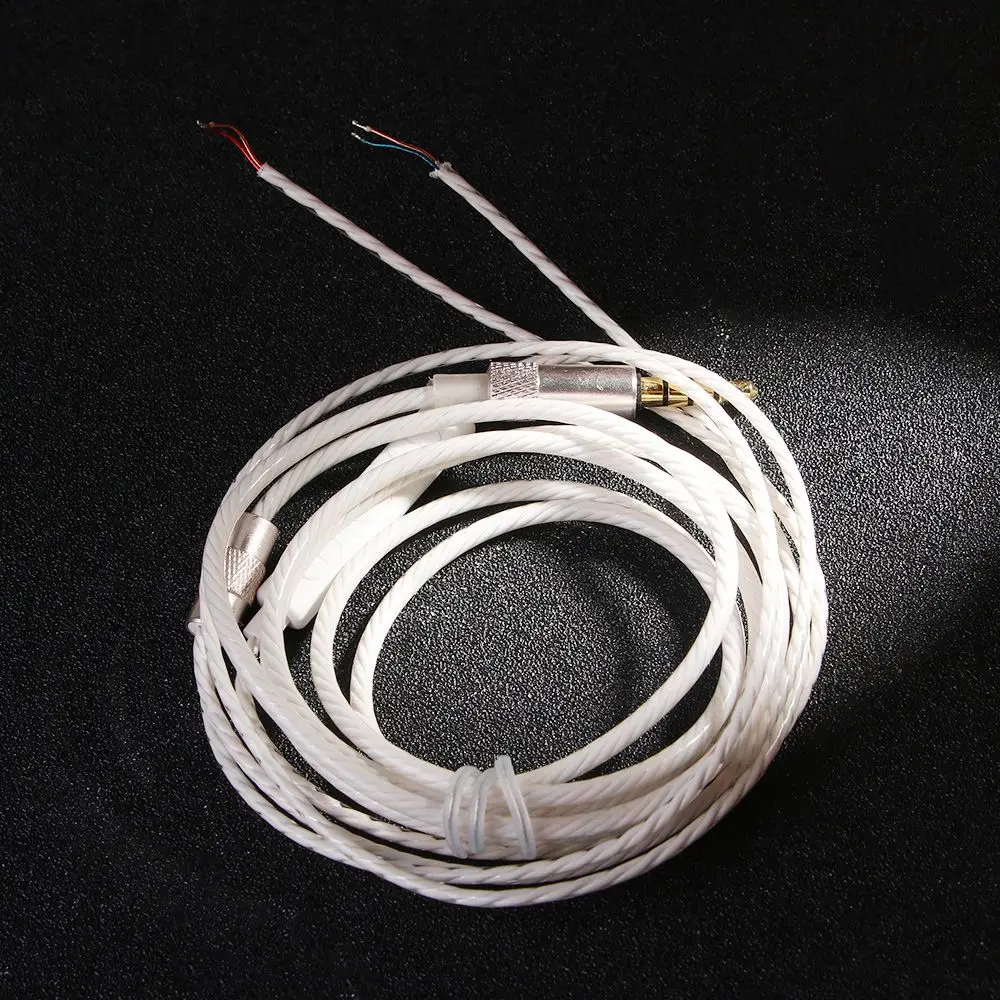 

3.5mm Jack Audio Wire Audio Controller Audio Cable Headset Line DIY Earphone Wire Earphone Repair Cable