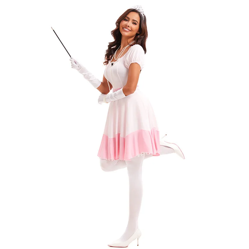 Costume da principessa loween Par Club Cosplay orm Role-plang Outfit Fairy T SS Abbigliamento etnico tradizionale da donna