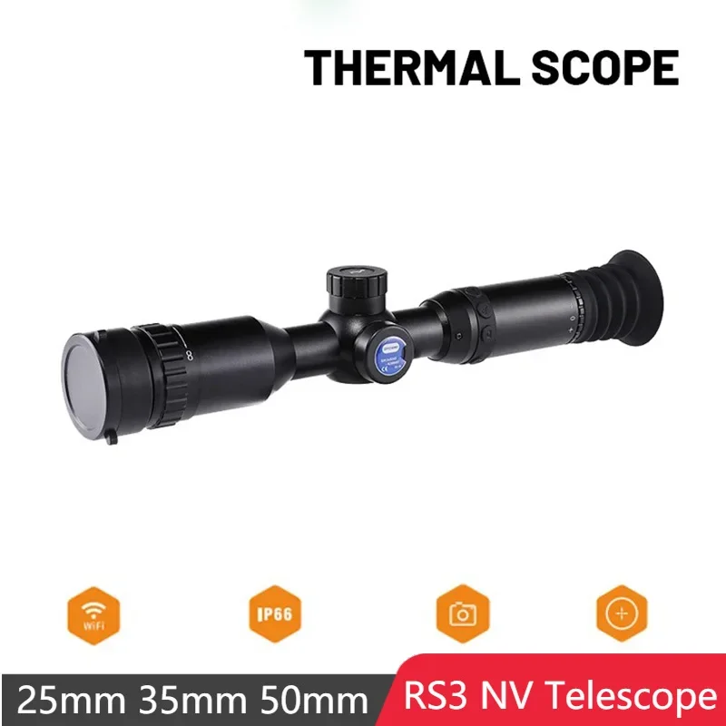 

RS3 Tactical Infrared Thermal Imager Monocular Reticle Rifle Scope Hotspot Tracking Professional Night Vision Goggle for Hunting