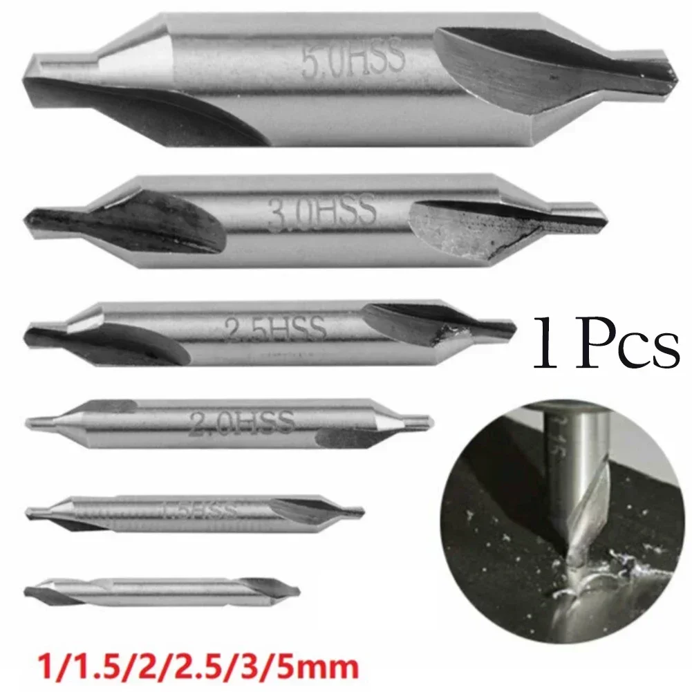 Hss Center Drill Bits Double Ended Combined Center Drills 60 Degree Countersinks Angle Bit Set Metal Drill Bit Mill Tackle Tool