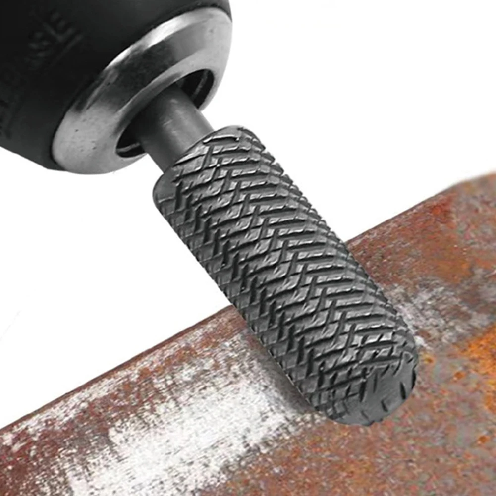 5Pcs Rotary Rasp 1/4inch Hex Shank Rotary Steel File Drill Bits Burrs Grinding Grooved Sanding Engraving Grinding Tools
