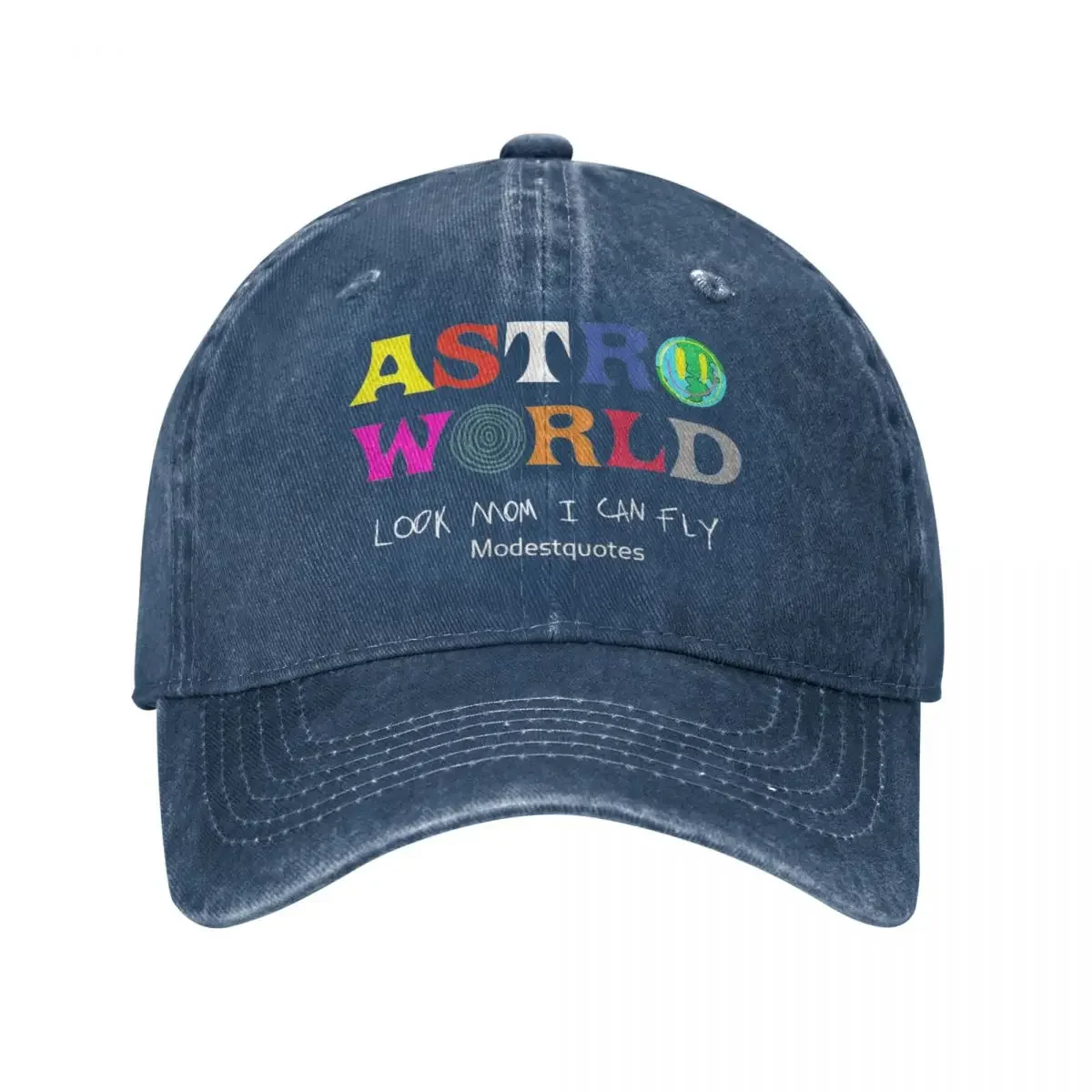 

Бейсболка ASTROWORLD Look Mom I Can Fly, Снэпбэк Кепка с эффектом потертости, Кепка С КАКТУСОМ и Джеком в стиле хип-хоп, уличная Регулируемая Кепка