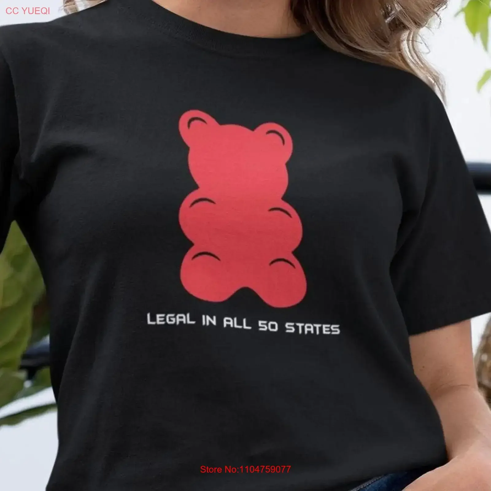 Legal In all 50 States Gummy Bear Shawn Ryan T Shirt Podcast gift vintage Washed Soft streetwear Slightly graphic Versatile