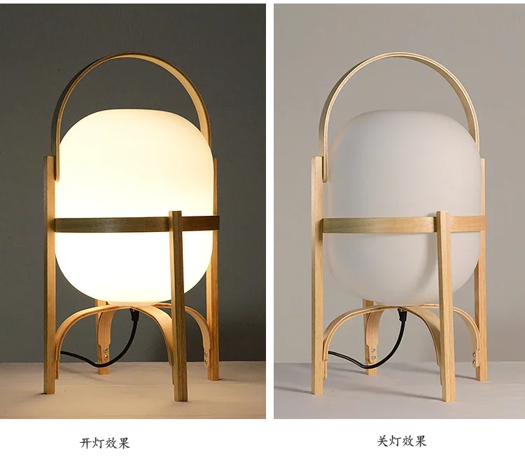 Cole Cestita Floor Lamp Art Modern Simple Led Wood Light Living Room Study Bedroom Bedside Lamp Home Restaurant Decoration Light