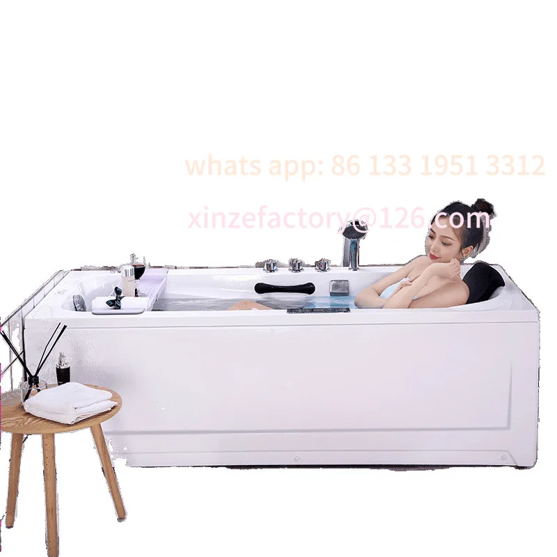 

Bathtub small household adult bathtub surfing massage constant temperature heating bath