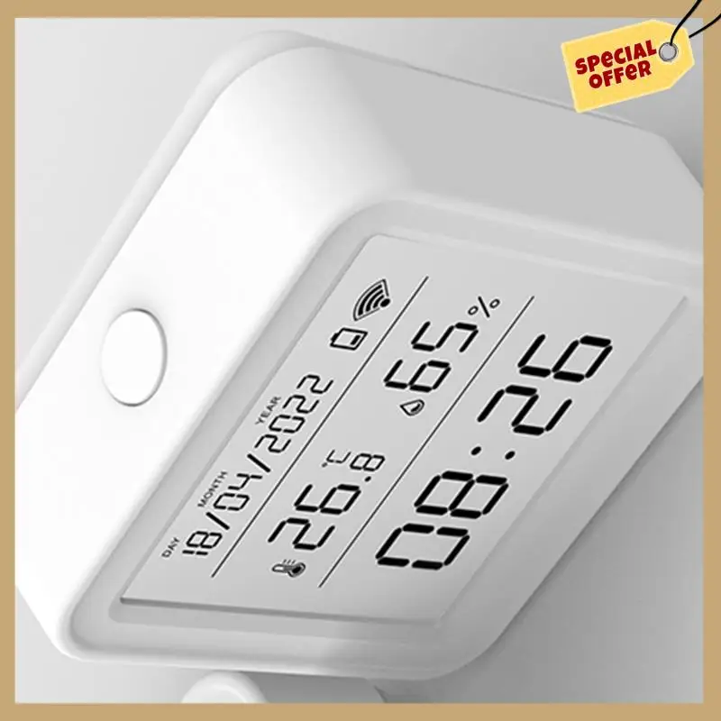 Tuya WIFI Sensor de temperatura y humedad higrómetro interior termómetro Detector Smart Life Control remoto-WMAN