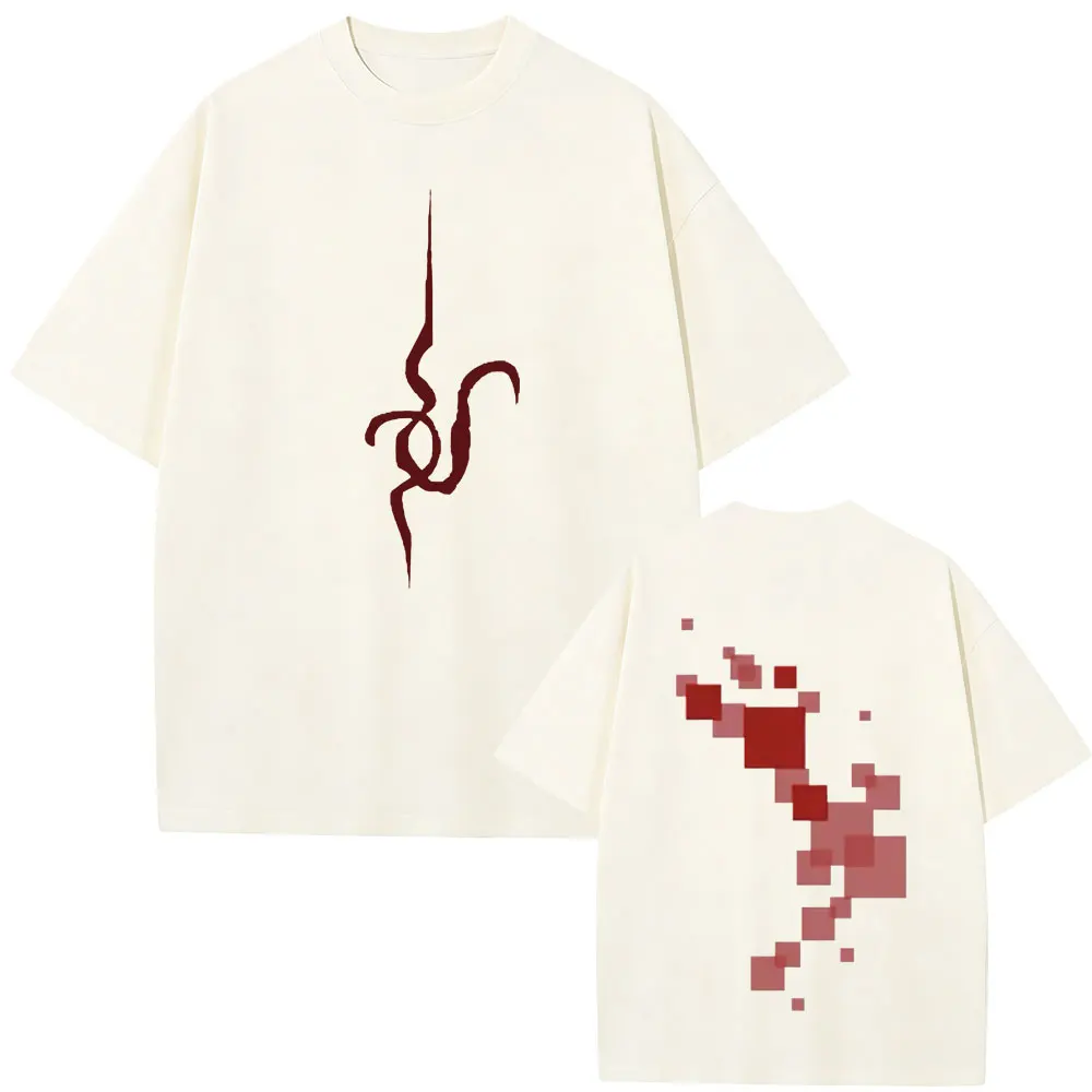 Anime Danganronpa Komaeda Nagito Same Style Print T-shirt Men Women Funny Cartoon Manga T Shirts Men's Casual Cotton T-shirts