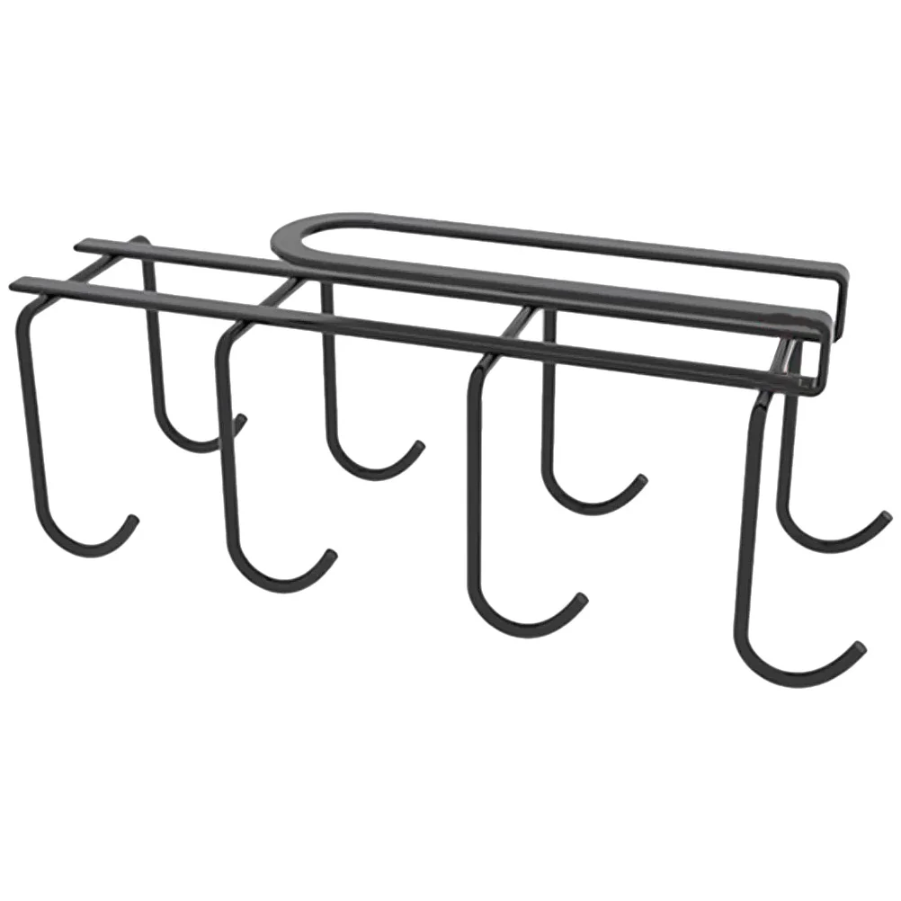 

Under Cabinet Mug Rack Iron Cup Drying Holder No Drill Installation Kitchen Storage Organizer For Mugs Bottles Wine Cups