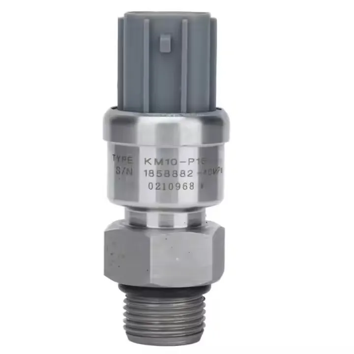 KM10-P16 1858882-40MPa Pressure Sensor for KATO HD450 HD820-3R Excavator Construction Machinery Repair Replacement Spare Parts