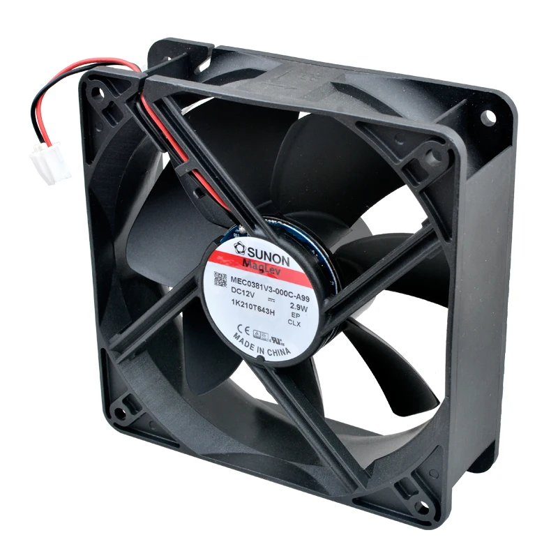 MEC0381V3-000C-A99 12cm 120mm fan 120x120x38mm DC12V 2.9W 2 lines Cooling Fan for Chassis Inverter Power Supplies and Automotive