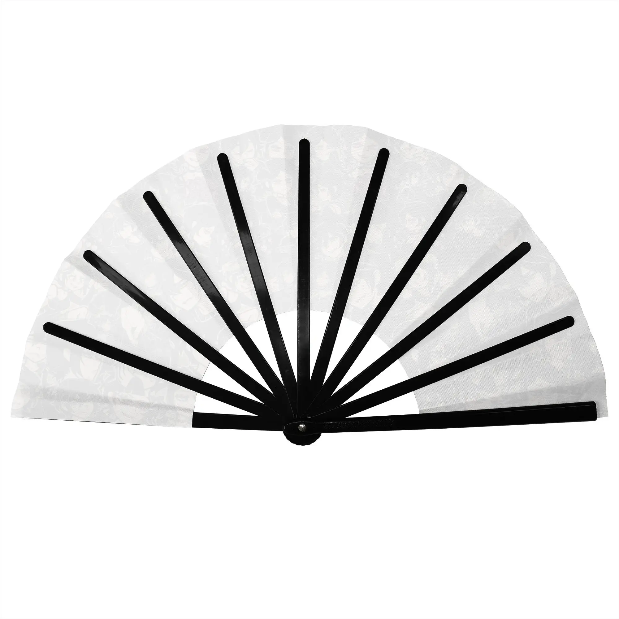 Anime A-Andys L-Leyleys Love Folding Hand Fan Custom Comic Polyester Fabric Fan Cool Summer Accessory Decorative Fans