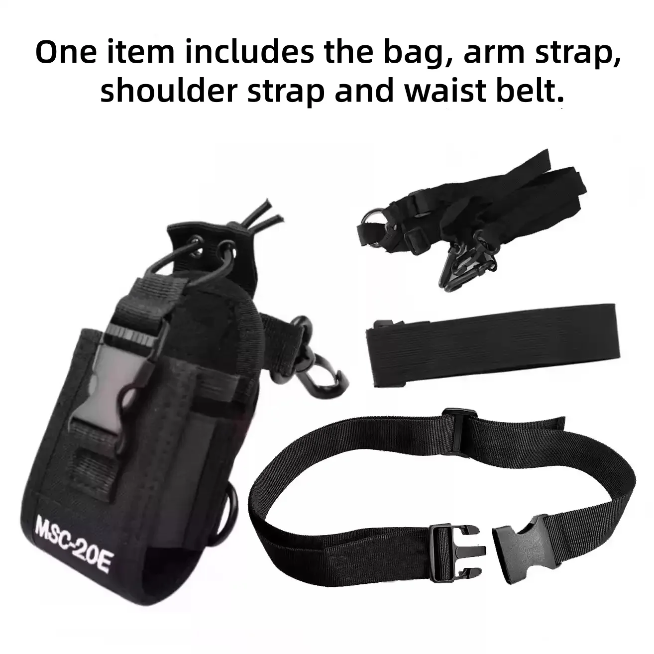 التكتيكية سترة مول الذراع حقيبة راديو الحافظة حامل العمل سترة تلاعب ل Baofeng UV-5R BF-888S UV-82 UV-9R اتجاهين راديو لاسلكي تخاطب