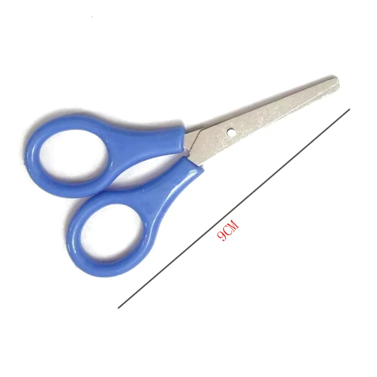 Tesoura artesanal pequena para crianças, kit de costura, unha, nariz, cabelo, estudante, segurança, JD001, 10pcs