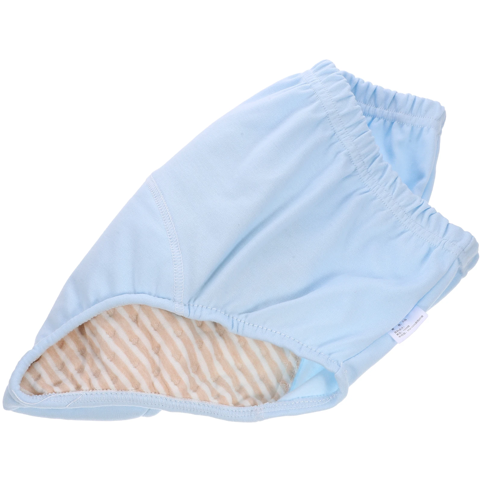 

Reusable Anti-leak Adult Diapers Pure Cotton Underwear M Size Gray 70-110 Pounds Washable Incontinence Pant for Men Women