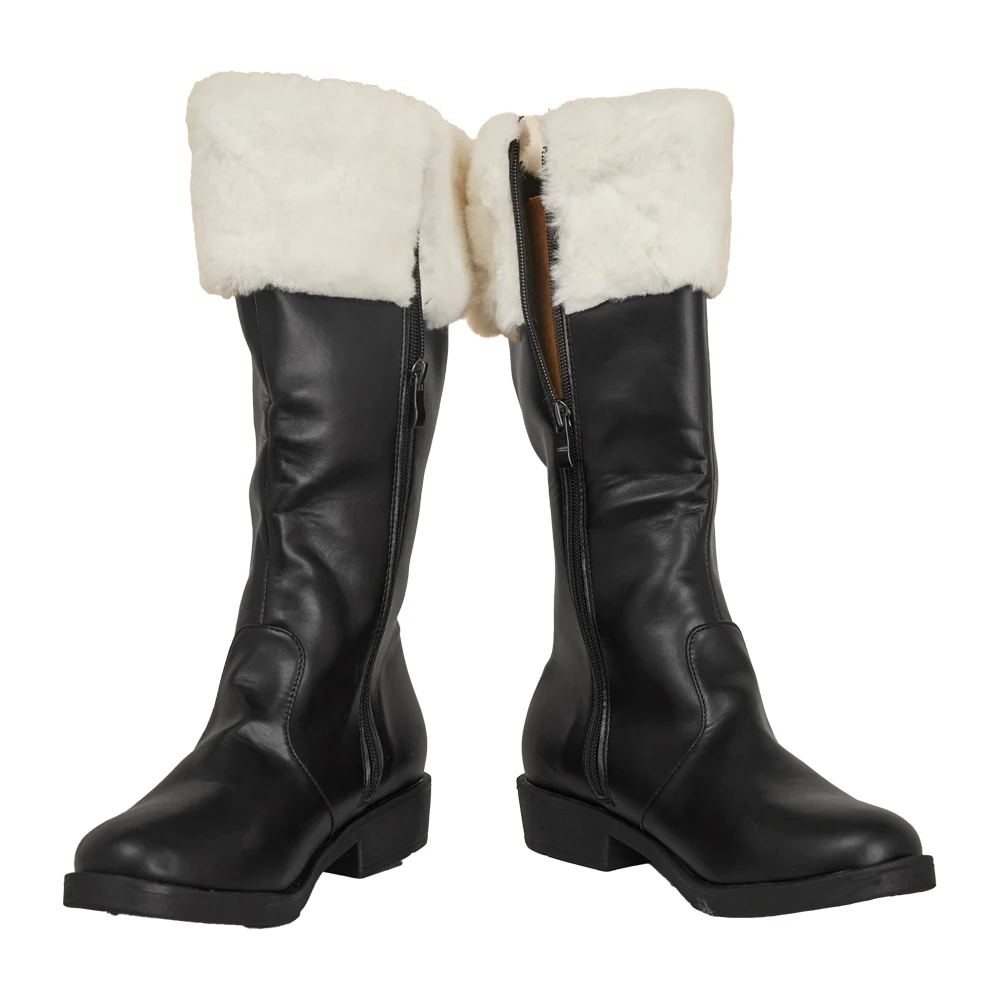 Christmas Cosplay Shoes Boots Adult Women Winter Long Boots Halloween Carnival Party Costumes Accessory Footwear Custom Made