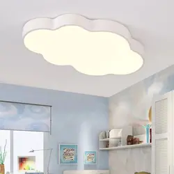 Luz de techo LED para habitación de niños, lámpara de techo para dormitorio, aula, patio de juegos, sala de jardín de infantes, luz de techo nublada con forma de dibujos animados