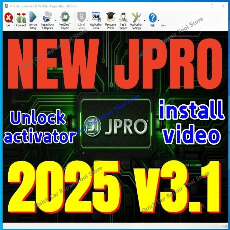 2026 hot new for JPRO Commercial Fleet Diagnostics 2025 v3.1 / 2024v1 /2022 v2 +unlocked Patch+ free help install + install vide